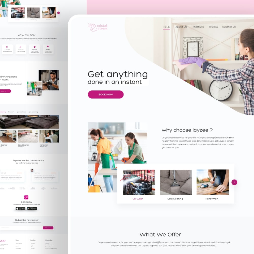 Cleaning Services Booking